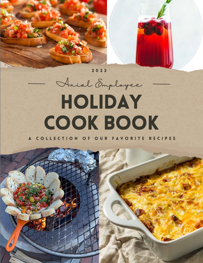 Axial's Holiday Cookbook cover