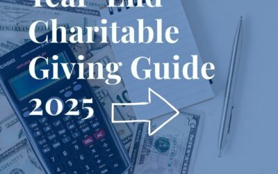 Year End Charitable Giving Guide 2025
